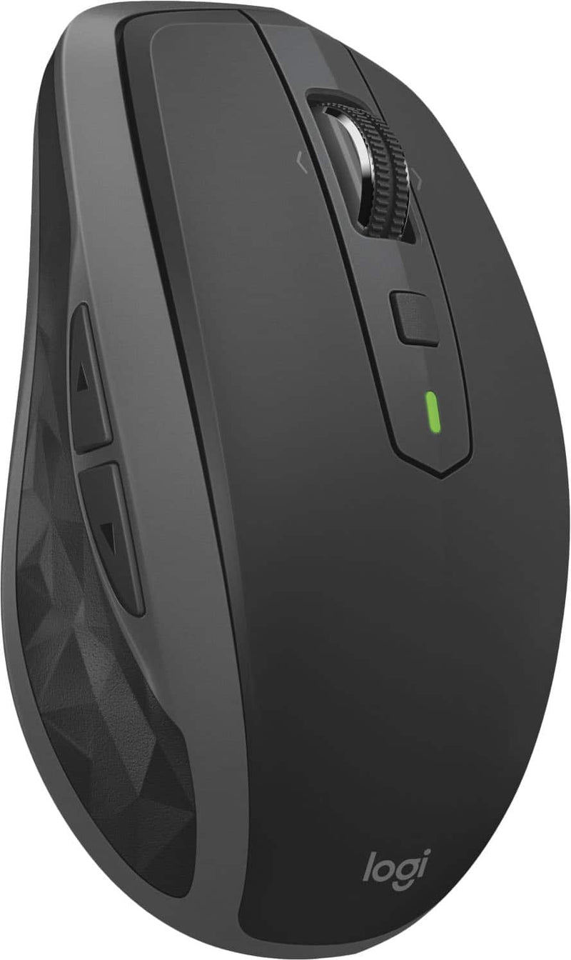 Logitech - MX Anywhere 2S Bluetooth Edition Wireless Laser Mouse with Hyper-Fast Scrolling - Wireless - Graphite
