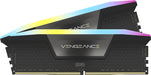 CORSAIR - VENGEANCE RGB  64GB (2x32GB) 6400MHz DDR5 C32 DIMM Desktop Memory - Black