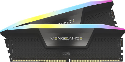 CORSAIR - VENGEANCE RGB 32GB (2x16GB) 6000MHz DDR5 C30 DIMM Desktop Memory - Black