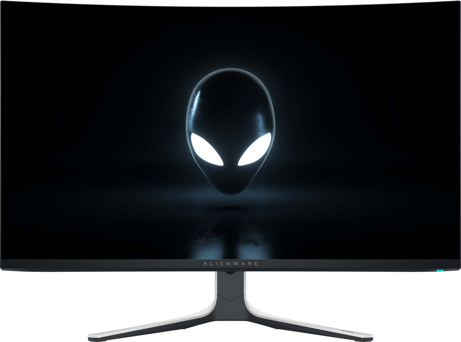 Alienware - AW3225QF 31.6" Quantum Dot OLED Curved Gaming Monitor - 240Hz - NVIDIA G-Sync - VESA - HDMI USB-C - Lunar Light