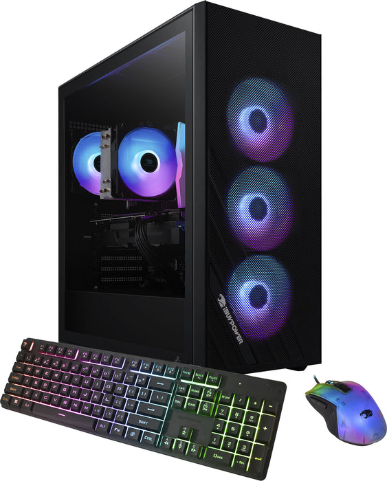 iBUYPOWER - Scale Gaming Desktop PC - Intel Core i5 14400F - NVIDIA GeForce RTX 4060 8GB - 16GB DDR5 RAM - 1TB NVMe - Black