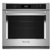 KitchenAid - 30" Built-In Single Electric Convection Wall Oven with Air Fry Mode - Stainless Steel