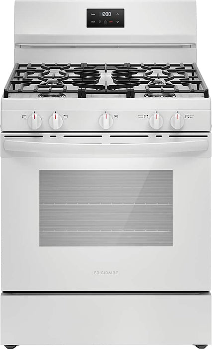 Frigidaire 5.1 Cu. Ft Freestanding Gas Range with Quick Boil Burner - White