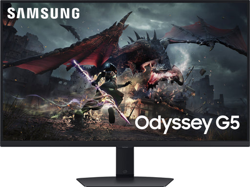 Samsung - Odyssey G50D 32" QHD IPS 180Hz 1ms AMD FreeSync Gaming Monitor with HDR 400 (DisplayPort HDMI) - Black