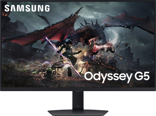 Samsung - Odyssey G50D 32" QHD IPS 180Hz 1ms Gaming Monitor with HDR 400 (DisplayPort HDMI) - Black