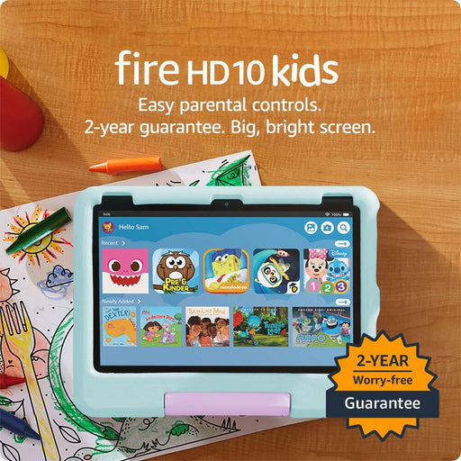 Amazon - Fire HD 10 Kids - 10.1" Tablet (2023 Release) - 32GB with Wi-Fi - Princess