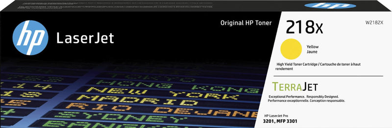 HP 218X - High Yield - yellow - original - LaserJet - toner cartridge (W2182X)