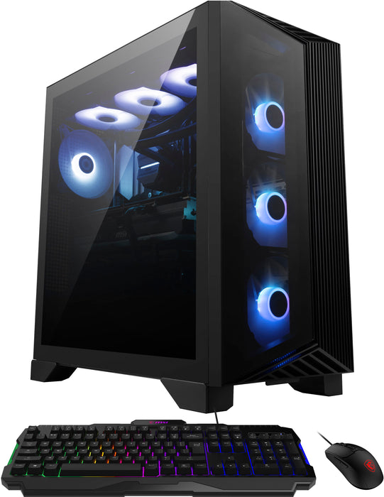 MSI - Aegis R2 Gaming Desktop - Intel Core i7-14700F - 32GB Memory - NVIDIA GeForce RTX 4070 TI Super- 1TB SSD - Black