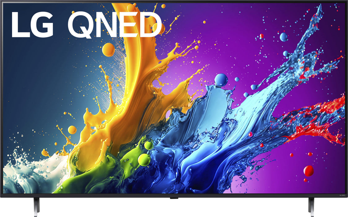 86" QNED 4K UHD 60Hz86 4K UHD QNED 60Hz Native Dimming Pro a5 AI Processor Gen7 Game Optimizer and Dashboard VRR HGiG ALLM webOS 24 Magic Remote