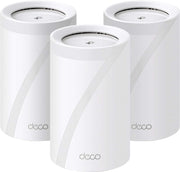 TP-Link - Deco 7 Pro BE11000 Tri-Band Wi-Fi 7 Whole Home Mesh Router System - Deco BE65 Pro (3-pack) - White