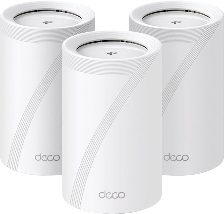 TP-Link - BE11000 Multi-Gig Whole Home Mesh Wi-Fi 7 System (3-Pack) - White