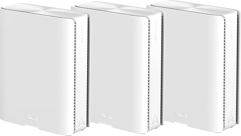 ASUS - ZenWiFi BE30000 Quad-Band Mesh Wi-Fi 7 System (3-Pack) - White