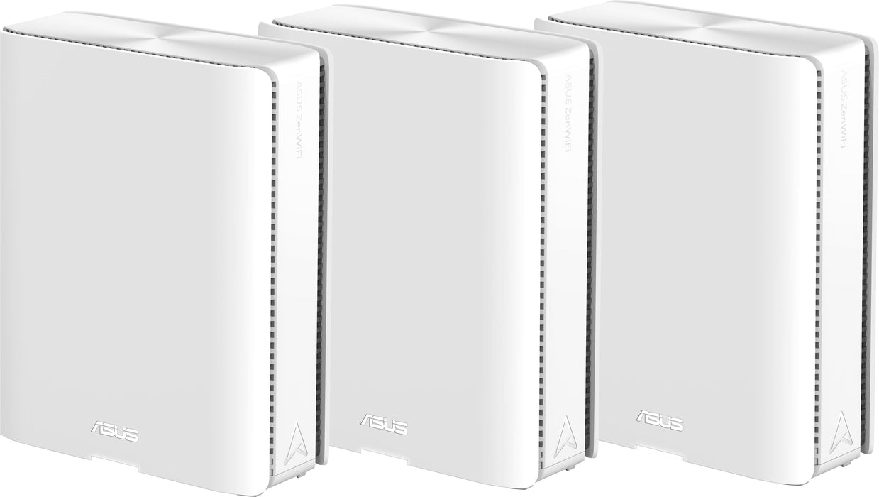 ASUS - ZenWiFi BE30000 WiFi 7 Quad-band Mesh Router (3-Pack) - White