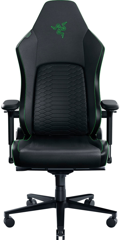 Razer - Iskur V2 Gaming Chair with Adaptive Lumbar Support - Black/Green