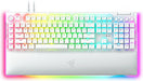 Razer - BlackWidow V4 Pro Full Size Wired Mechanical Green Switch Gaming Keyboard with Chroma RGB - White