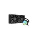 iBUYPOWER - AW4 240mm Radiator CPU Liquid Cooler (2 x 120mm Core Fans) with RGB Display - Black