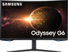 Samsung - Odyssey BG65 32 1000R Curved QHD 240Hz 1ms FreeSync Premium Pro Smart Gaming Monitor with HDR600(DisplayPort HDMI) - Black