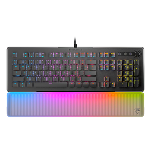 Turtle Beach - Vulcan II Max Full-size Wired Mechanical TITAN Switch Gaming Keyboard with RGB lighting and palm rest for PC - Black