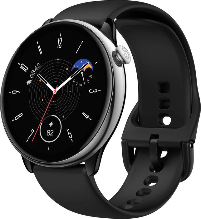 Amazfit - GTR Mini Smartwatch 32.5 Stainless Steel - Black