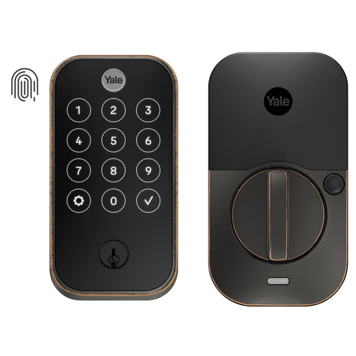 Yale - Assure Lock 2 Smart Lock Wi-Fi with Touch Fingerprint Access - Oil Rubbed Bronze