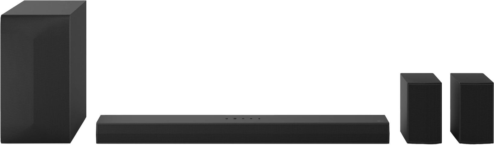 LG - 5.1 Channel S60TR Soundbar with Wireless Subwoofer and Rear Speakers - Black