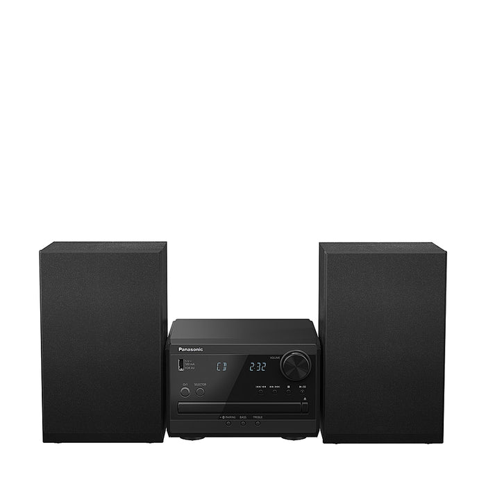 Panasonic - Stereo System with CD Bluetooth and Radio 20W - Black