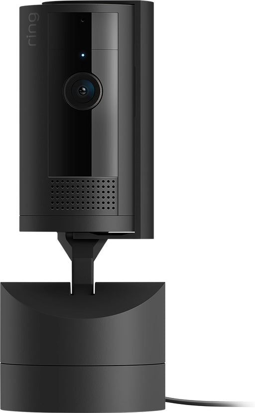 Ring - Pan-Tilt Indoor Security Cam with 360 Horizontal Pan Coverage Live View  Two-Way Talk and HD Video - Black