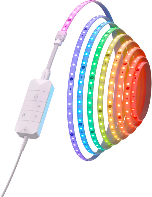 Nanoleaf Essentials Matter Smart Multicolor HD Lightstrip 16.4ft (5m) - Flexible and Trimmable - White and Colors