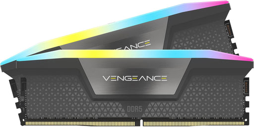 CORSAIR - VENGEANCE RGB 32GB (2x16GB) DDR5 6000MHz C36 AMD EXPO  Intel XMP UDIMM Desktop Memory - Gray