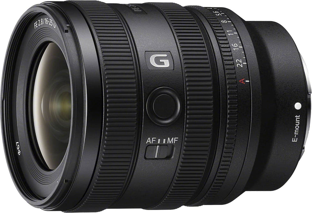 Sony SEL1625G - wide-angle zoom lens - 16 mm - 25 mm