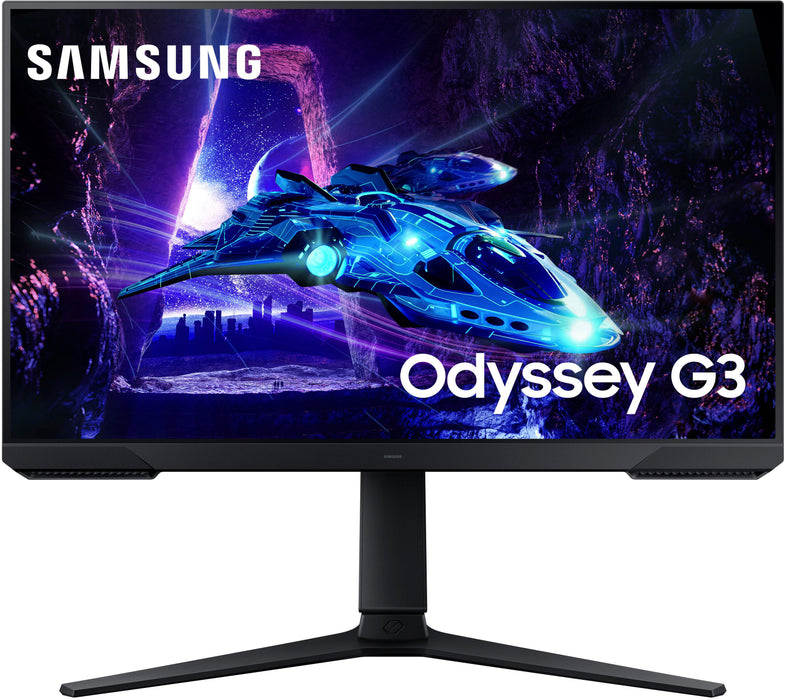 Samsung - Odyssey G30D 24" LED AMD FreeSync Premium 180Hz 1ms Gaming Monitor (DisplayPort HDMI) - Black