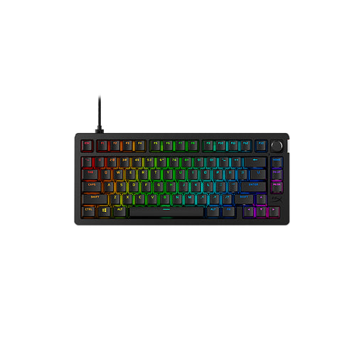 HyperX - Alloy Rise 75 75 Wired Mechanical Linear Switch Gaming Keyboard with RGB Lighting - Black