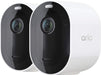 Arlo - Pro 5S 2K Indoor/Outdoor Wire Free Spotlight Security Camera- 2 Camera - White