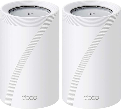 TP-Link - Deco 7 Pro BE11000 Tri-Band Wi-Fi 7 Whole Home Mesh Router System - Deco BE65 Pro (2-pack) - White