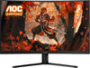 AOC - CQ32G4VE 31.5" VA Curved Gaming Monitor QHD (2560x1440) 180Hz 0.5ms Freesync HDR10 - Black