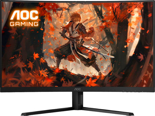 AOC - CQ32G4VE 31.5" VA Curved Gaming Monitor QHD (2560x1440) 180Hz 0.5ms Freesync HDR10 - Black