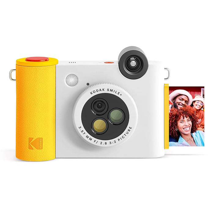 Kodak - Smile+ Wireless 2x3 Digital Instant Print Camera with Effect Lenses  Zink Technology - White