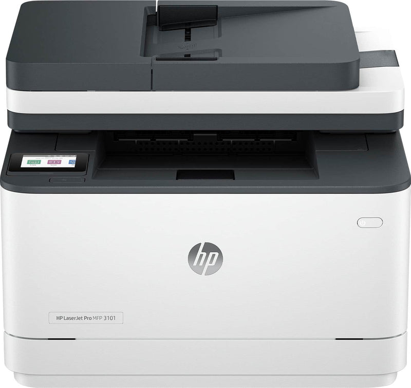HP - LaserJet Pro MFP 3101sdw Wireless AI-Enabled Black-and- All-in-One Laser Printer - White