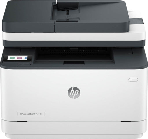 HP - LaserJet Pro MFP 3101sdw Wireless AI-Enabled Black-and- All-in-One Laser Printer - White