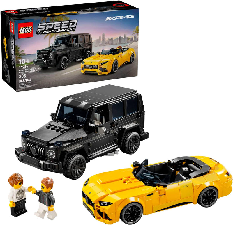 LEGO - Speed Champions Mercedes-AMG G 63  Mercedes-AMG SL 63 F1 Toy Car 76924