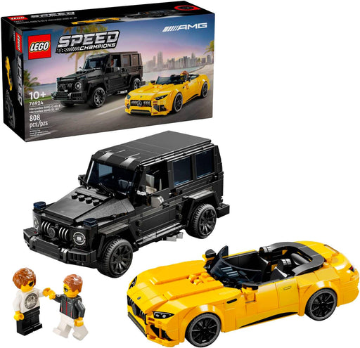 LEGO - Speed Champions Mercedes-AMG G 63  Mercedes-AMG SL 63 F1 Toy Car 76924
