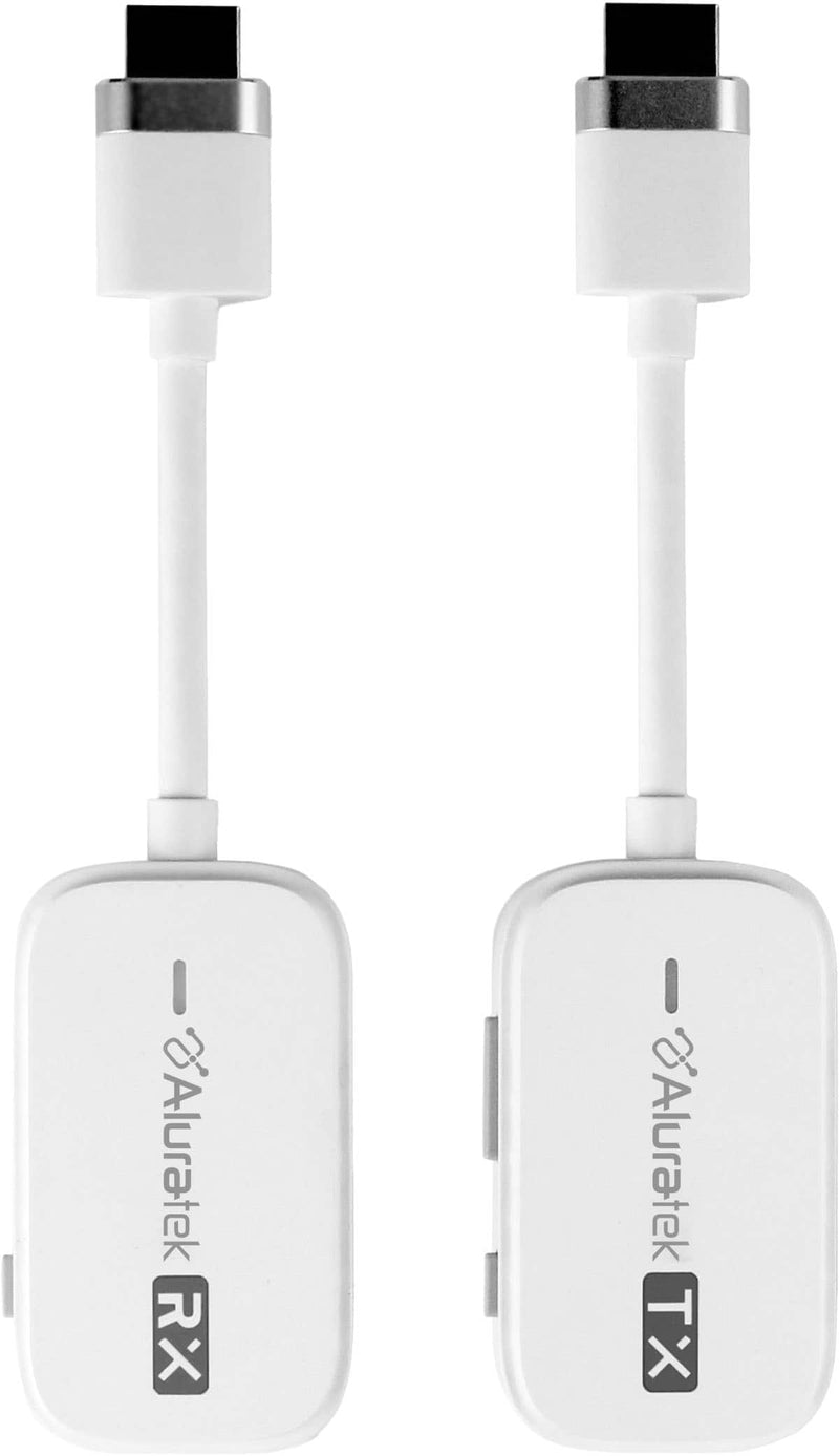 Aluratek - Streamcast Pro Wireless HDMI to HDMI Transmitter and Receiver - White