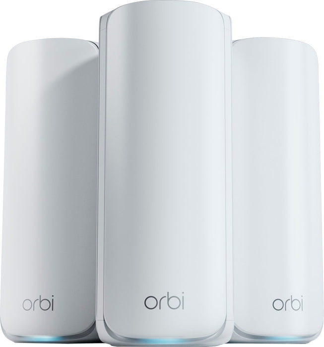 NETGEAR - Orbi 770 Series BE11000 Tri-Band Mesh Wi-Fi 7 System (3-pack) - White