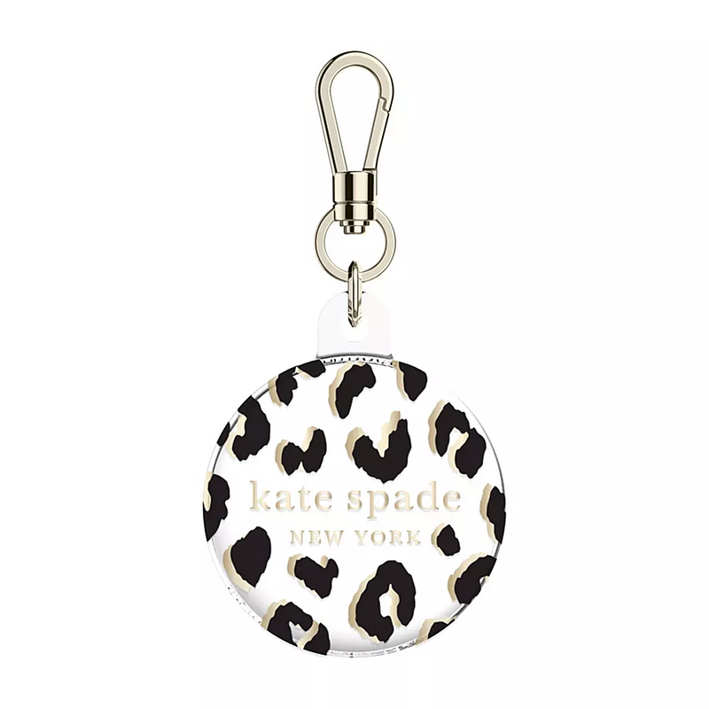 kate spade new york - Keychain Holder for Apple Airtag - City Leopard