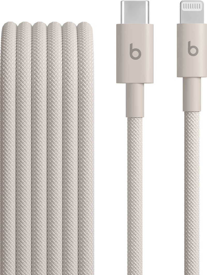 Beats - 5' USB-C to Lightning Woven Cable - Surge Stone