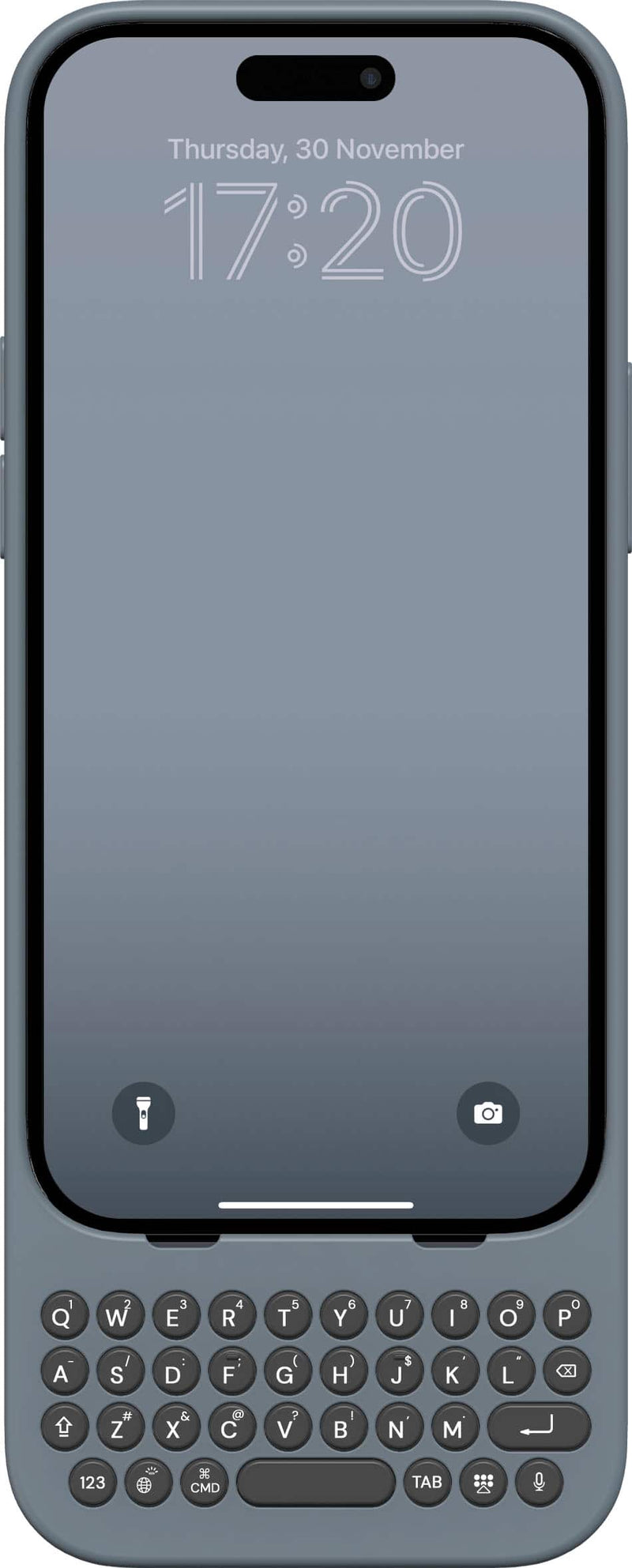 Clicks - Keyboard for Apple iPhone 15 Pro - London Sky