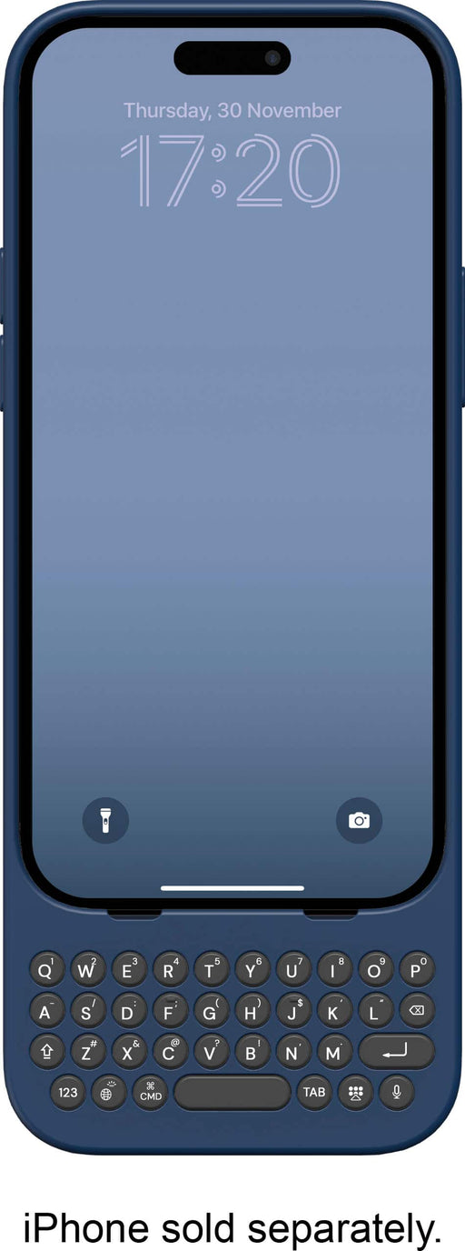 Clicks - Keyboard for Apple iPhone 15 Pro - Royal Ink