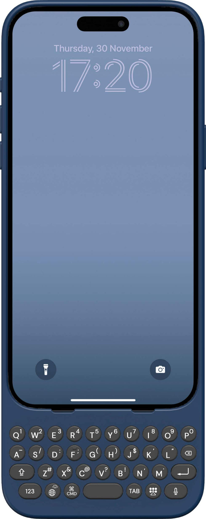 Clicks - Keyboard for Apple iPhone 15 Pro Max - Royal Ink