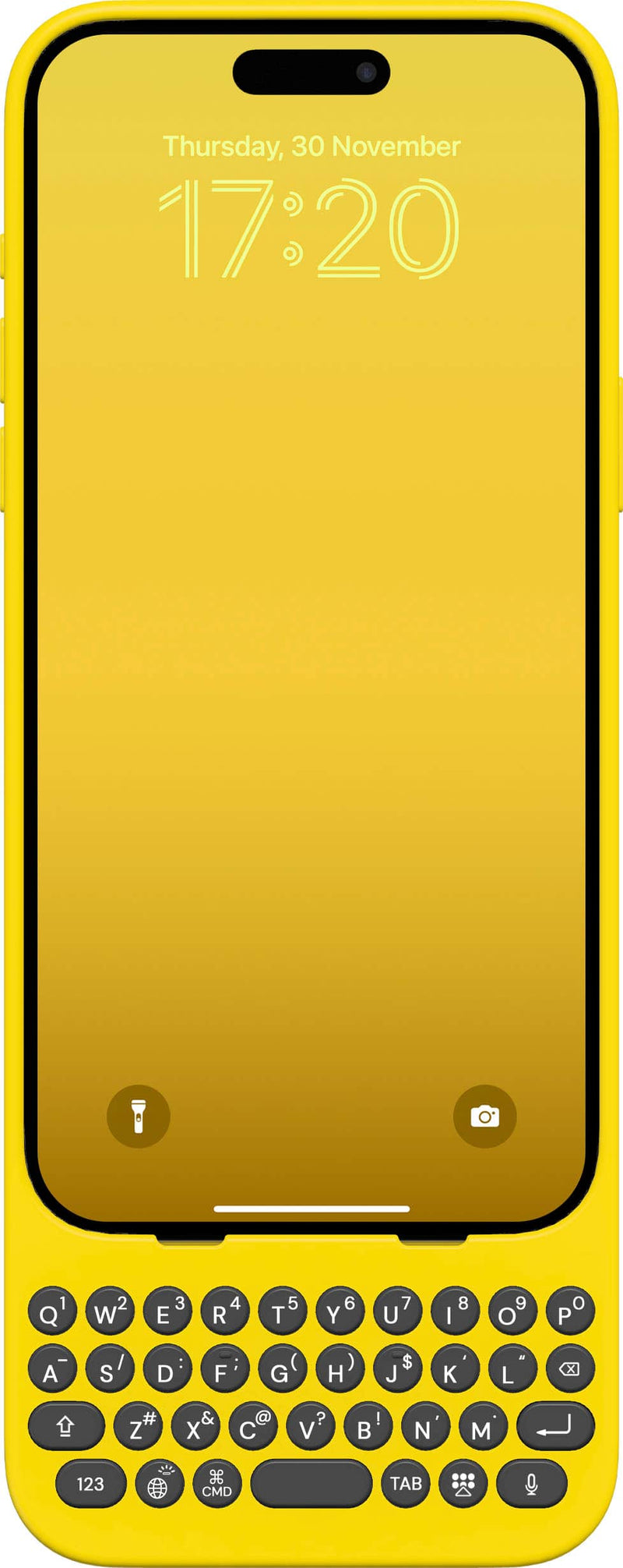 Clicks - Keyboard for Apple iPhone 15 Pro Max - BumbleBee