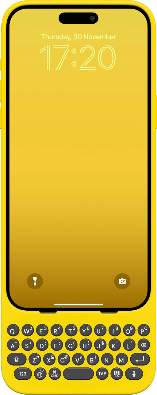 Clicks - Keyboard for Apple iPhone 15 Pro Max - BumbleBee